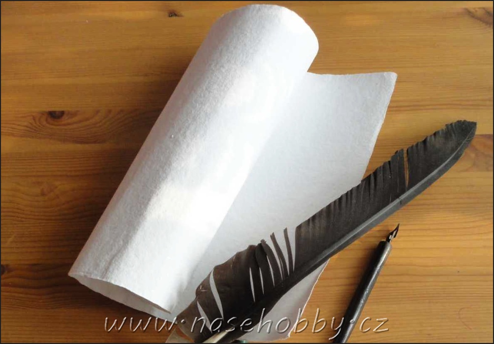 ruční papír, foto med Egyptský Cyperus papyrus roste v deltě na Nilu až šestimetrový, a ač náš ruční papír má s původním papyrem už málo společného, dostal jméno po něm.